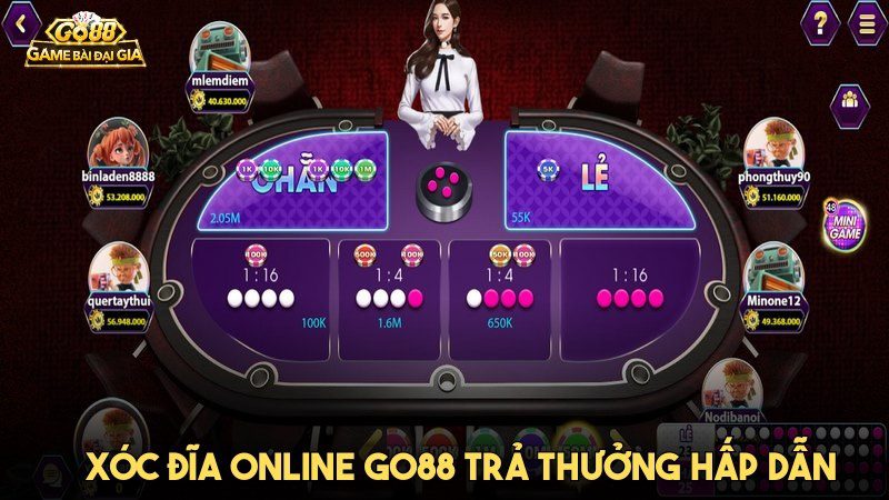 3 Mánh Xóc Đĩa GO88 Rinh Thưởng Siêu Khủng